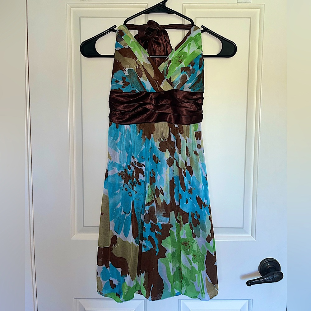 Tropical beach mini dress (Trixxi)